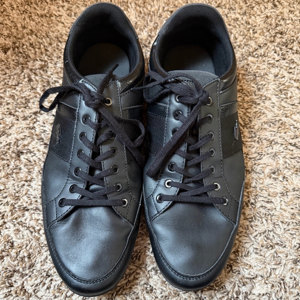 Classic Black Lacoste Men's Sneakers